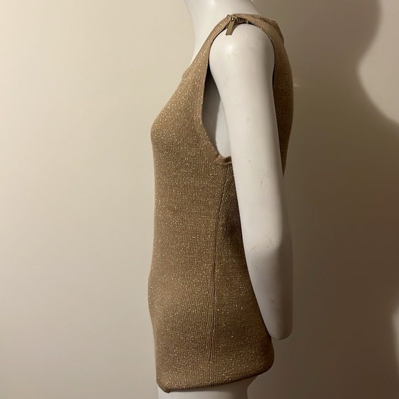 Alfani Ribbed Knit Metallic Scoop Neck Sweater Size L - Picture 4 of 12